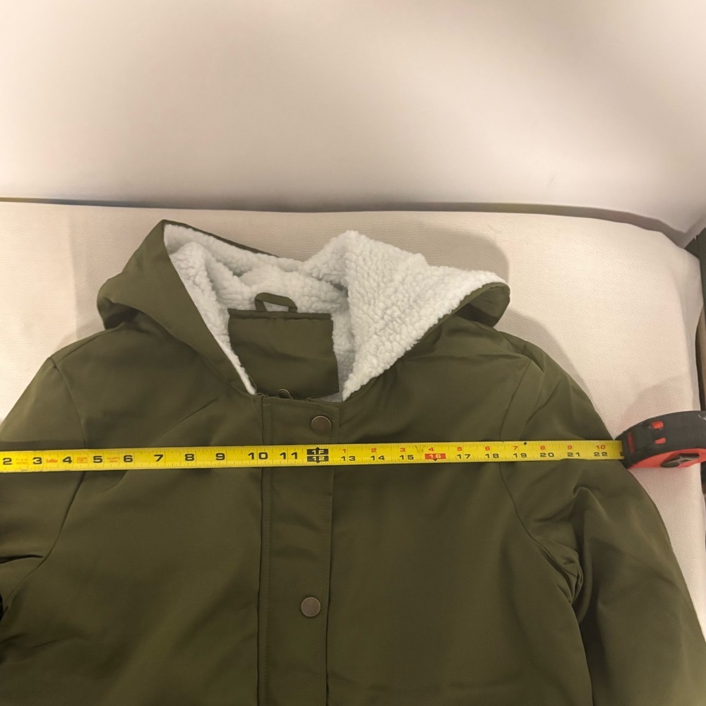Olive Women's Parka Coat - Picture 3 of 5